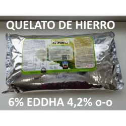 Quelato de hierro 6% EDDHA 4,2% o-o en 5Kg