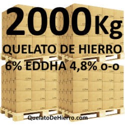 2000 Kg Quelato de Hierro 6% EDDHA 4.8% o-o