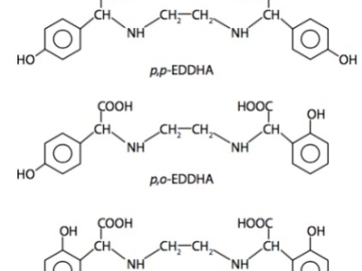 Los isómeros o,o EDDHA y o,p EDDHA: quelatos de hierro altamente eficaces